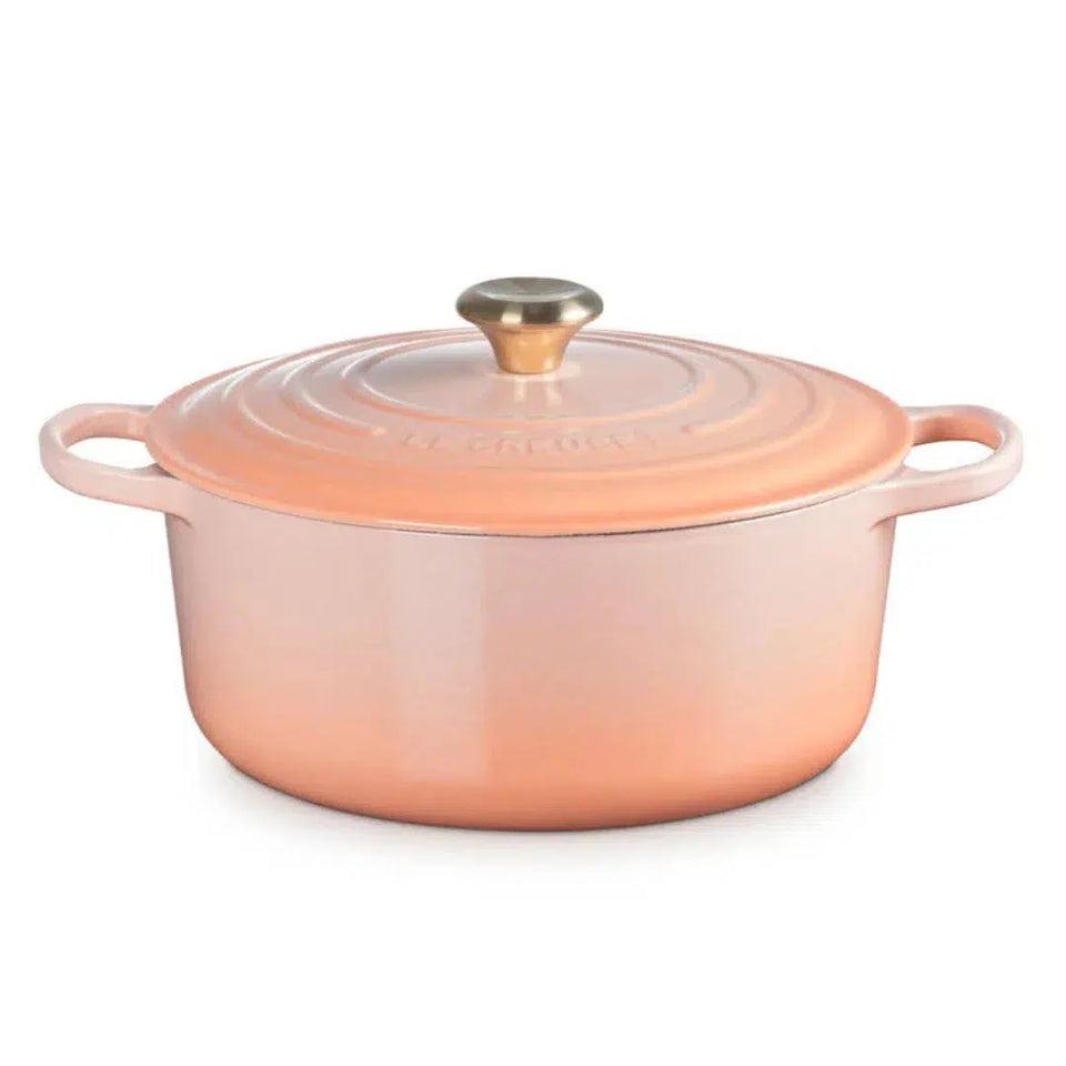 Panela Le Creuset Redonda Signature Peche 2,4L 20cm