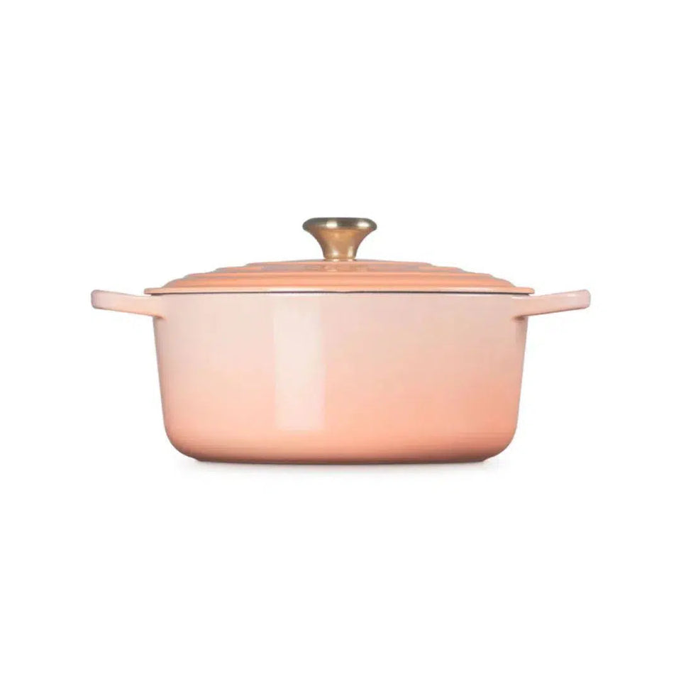 Panela Le Creuset Redonda Signature Peche 2,4L 20cm