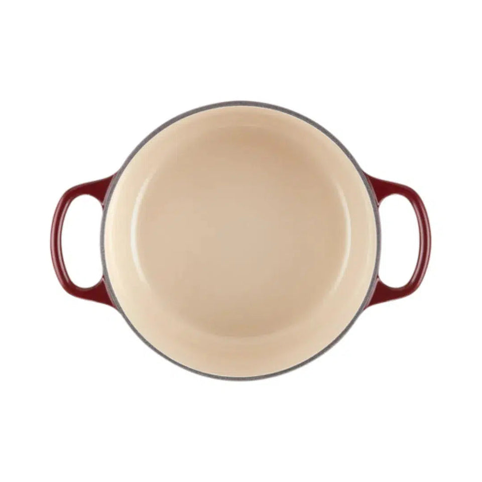 Panela Le Creuset Redonda Signature Rhone com Pegador Dourado 1,3L 16cm