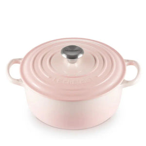 Panela Le Creuset Redonda Signature Shell Pink 3,3L 22cm