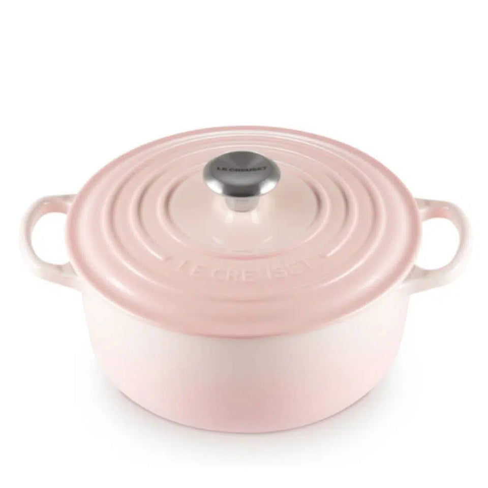 Panela Le Creuset Redonda Signature Shell Pink 3,3L 22cm