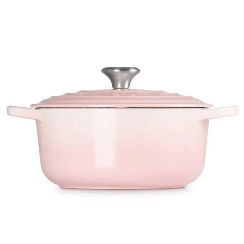 Panela Le Creuset Redonda Signature Shell Pink 3,3L 22cm