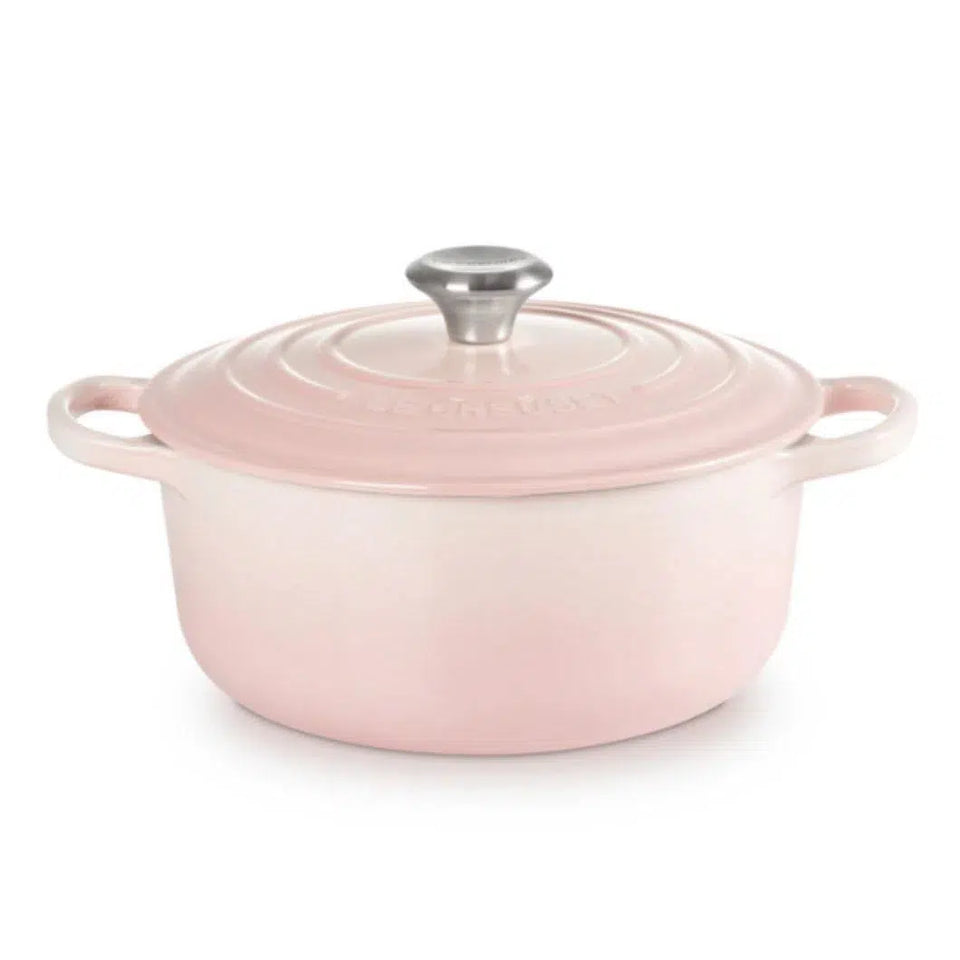 Panela Le Creuset Redonda Signature Shell Pink 3,3L 22cm