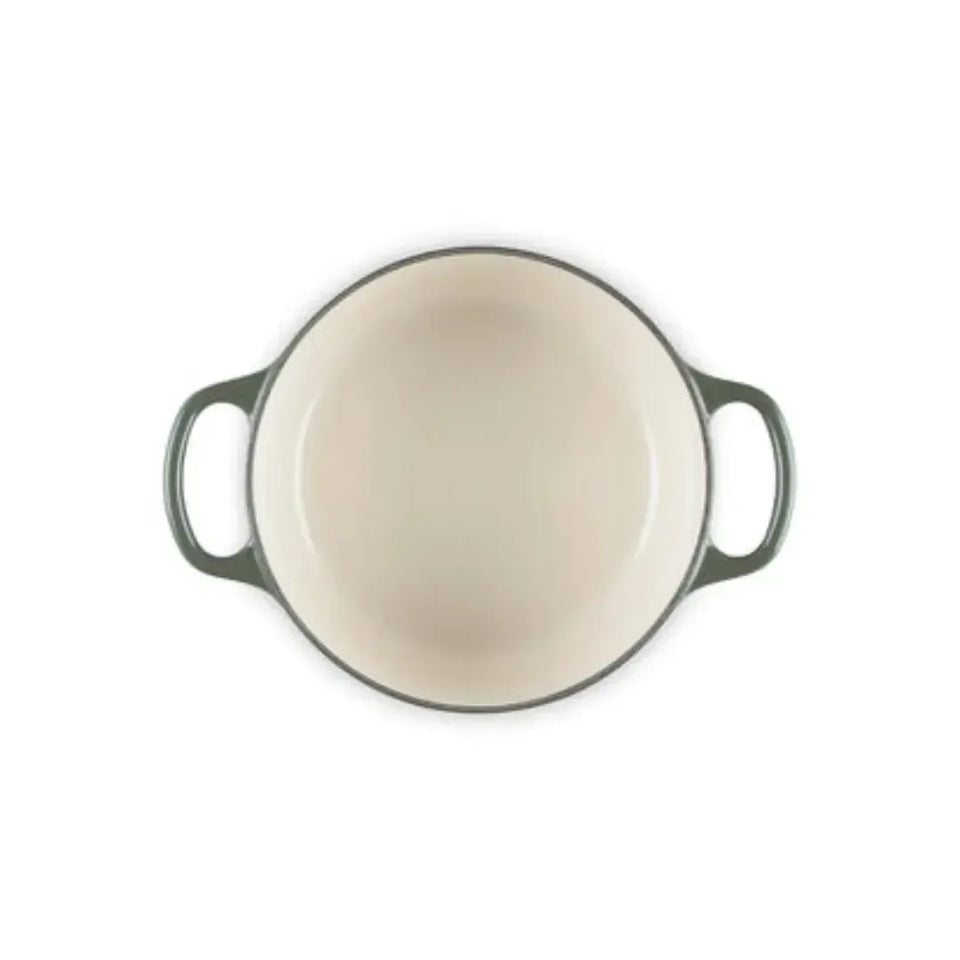 Panela Le Creuset Redonda Signature Thyme com Pegador Dourado 2,4L 20cm