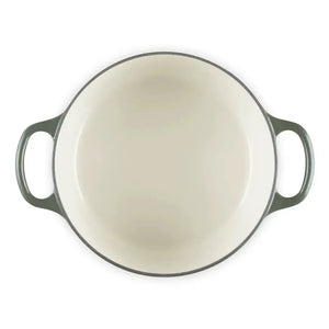 Panela Le Creuset Redonda Signature Thyme com Pegador Dourado 3,3L 22cm