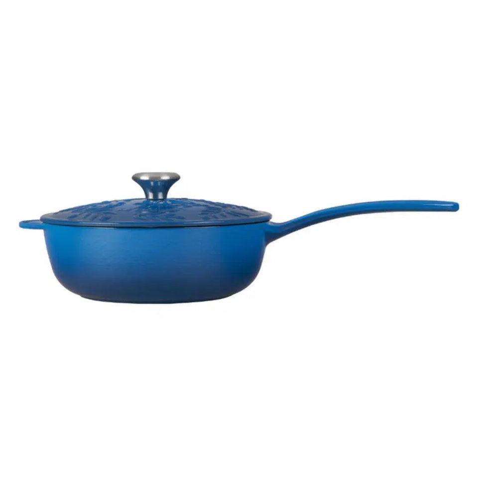 Panela Le Creuset Saucier Olive Branch Azul Marseille 21cm 2L