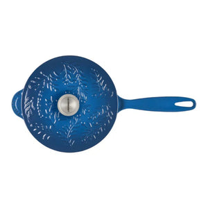 Panela Le Creuset Saucier Olive Branch Azul Marseille 21cm 2L