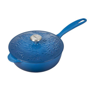 Panela Le Creuset Saucier Olive Branch Azul Marseille 21cm 2L