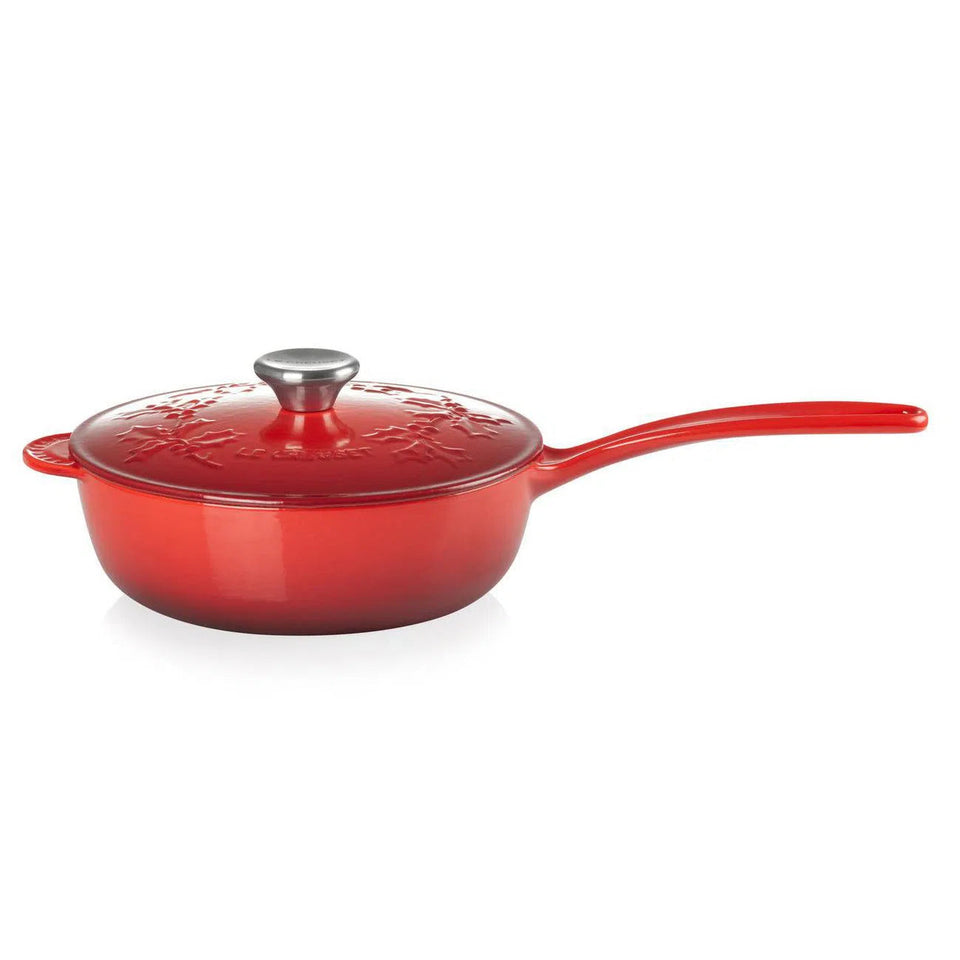 Panela Le Creuset Sautesse Vermelha 21cm 2L Holly Collection