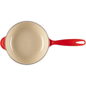 Panela Le Creuset Sautesse Vermelha com Pegador Dourado 21cm 2L Holly Collection