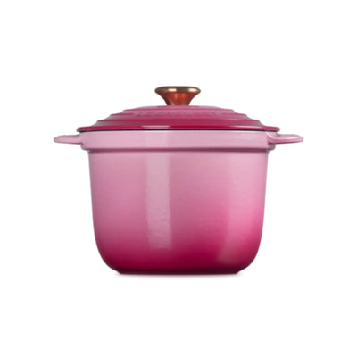 Panela Le Creuset para Arroz Sem Tampa Interna Berry com Pegador Dourado 2,8L 20cm