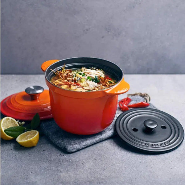 Panela Le Creuset para Arroz com Tampa Interna Every Laranja 2L 18cm