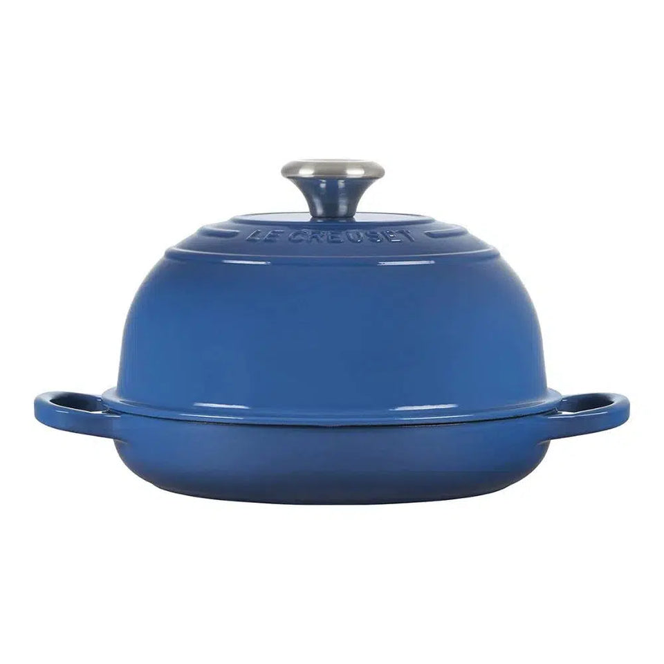 Panela Le Creuset para Pão Signature 24cm Azul Marseille