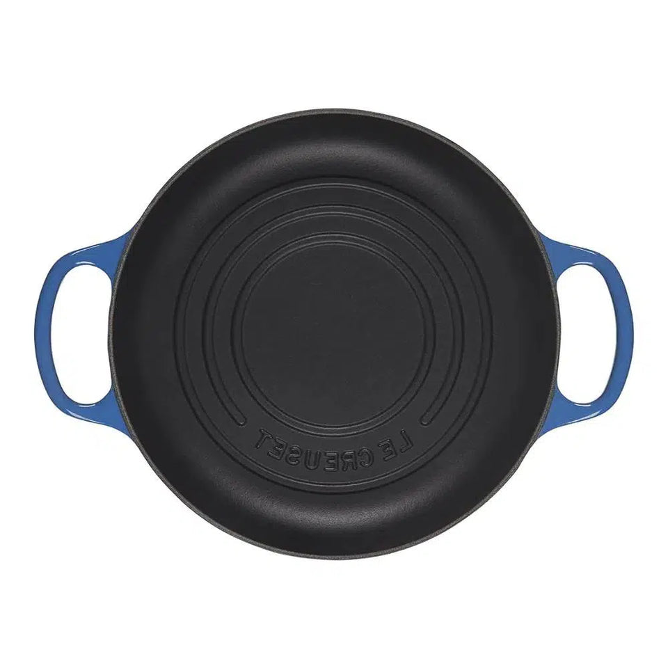 Panela Le Creuset para Pão Signature 24cm Azul Marseille