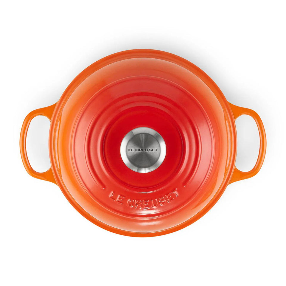 Panela Le Creuset para Pão Signature 24cm Laranja