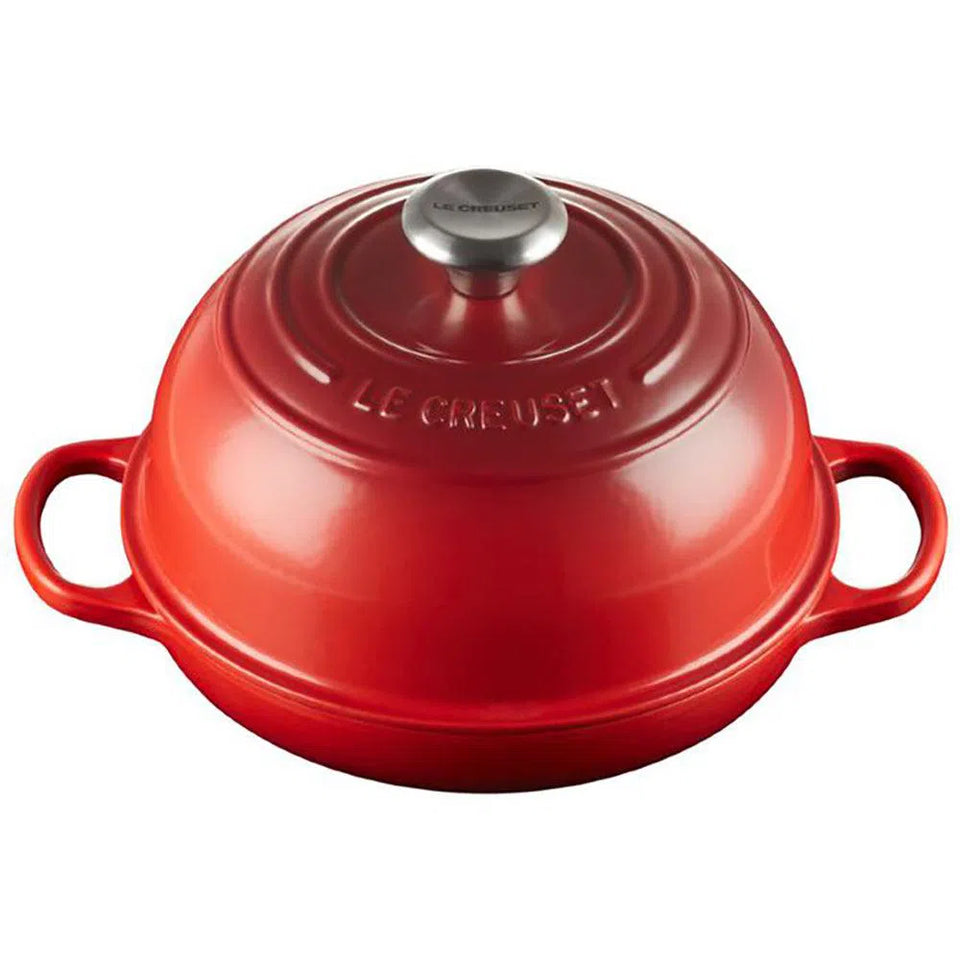 Panela Le Creuset para Pão Signature 24cm Vermelha