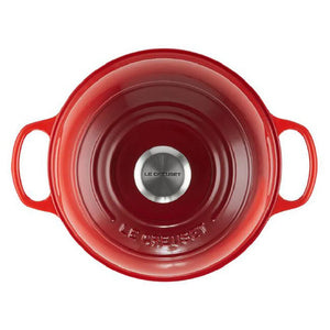 Panela Le Creuset para Pão Signature 24cm Vermelha