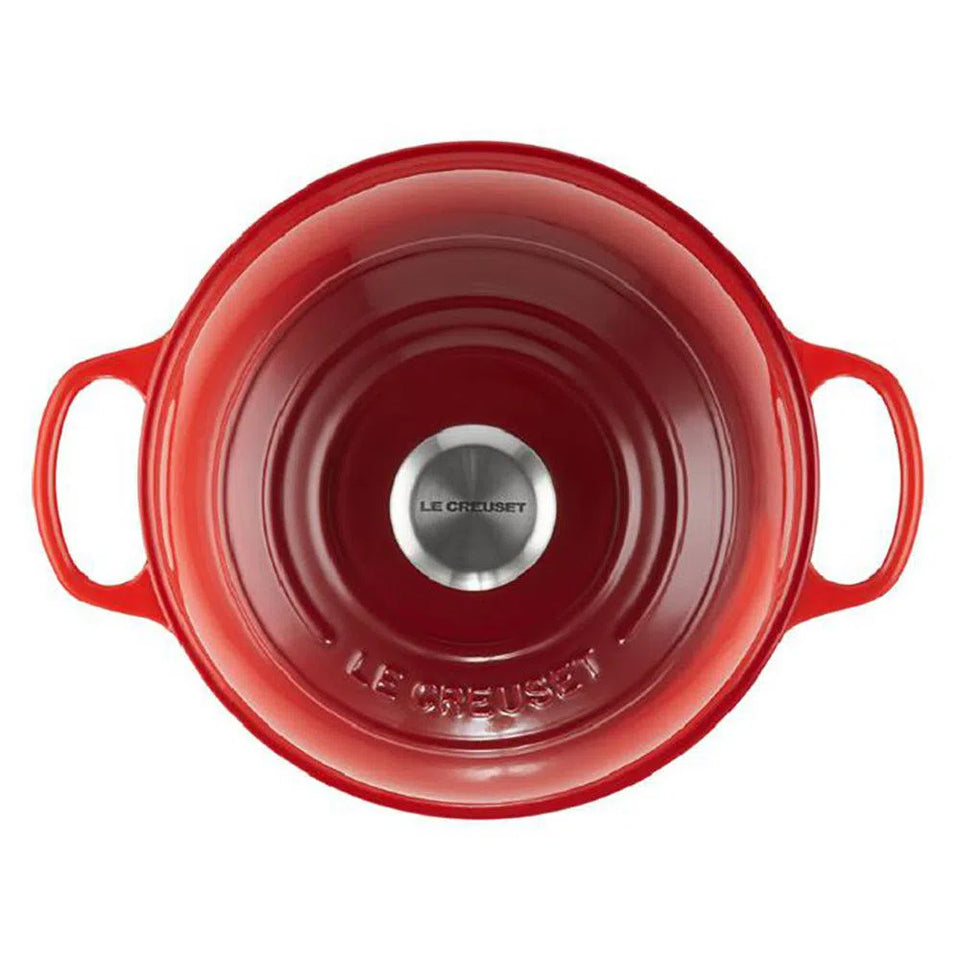 Panela Le Creuset para Pão Signature 24cm Vermelha