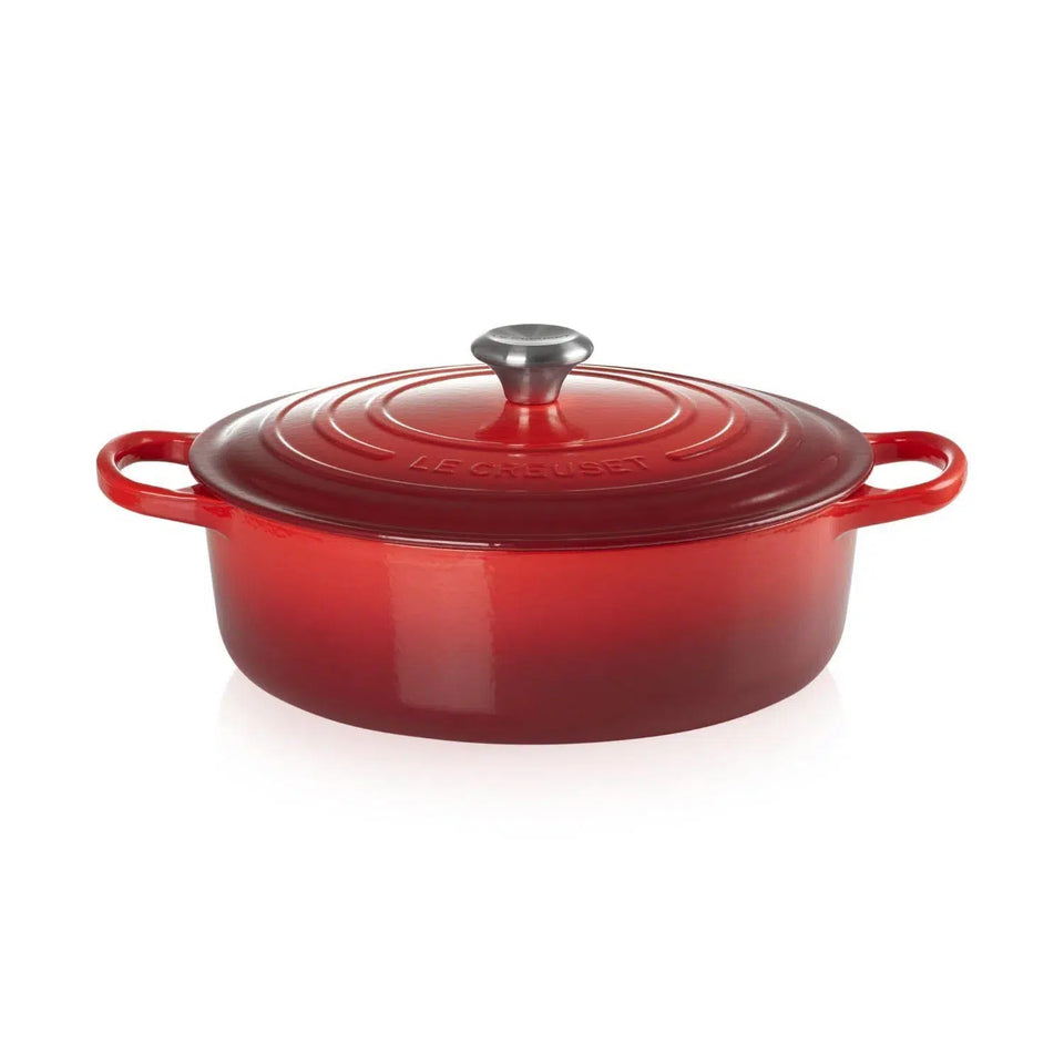 Panela Le Creuset para Risotto Signature Vermelha 6,4L 30cm