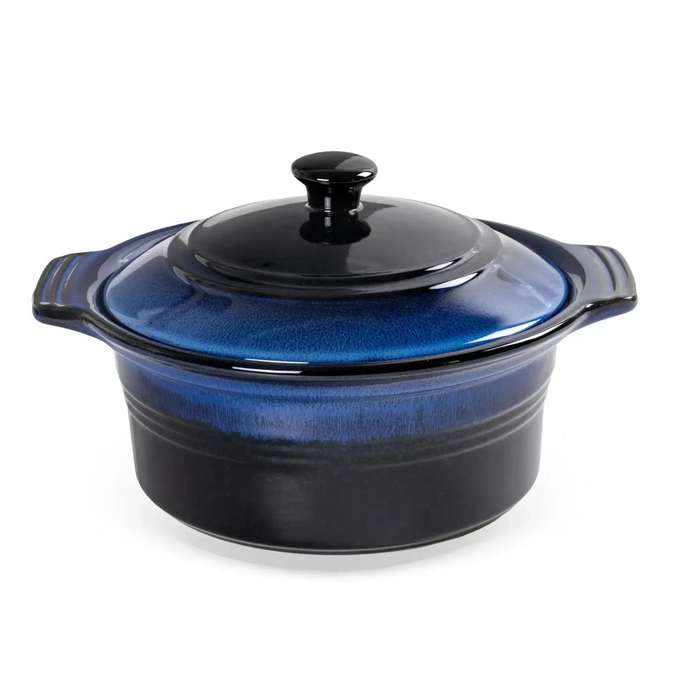Panela Tampa Cerâmica Azul Atmosfera