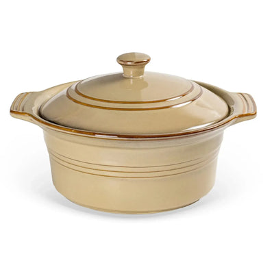 Panela Tampa Cerâmica Bege Atmosfera