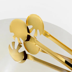 Pegador para Massa Pequena Modena Inox Revestida Ouro 24k Riva