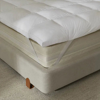 Pillow Top Queen 233 Fios Percal 100% Algodão Branco Trussardi