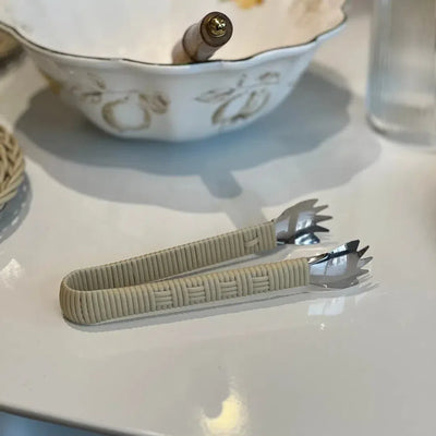 Pinça Multiuso Vime Trançado Camurça