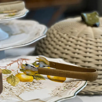 Pinça Multiuso Vime Trançado Caramelo