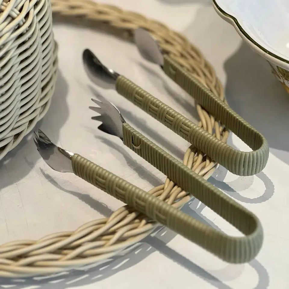 Pinça Multiuso Vime Trançado Oliva