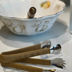 Pinça para Frios Vime Trançado Caramelo