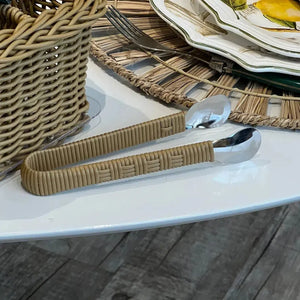 Pinça para Frios Vime Trançado Caramelo