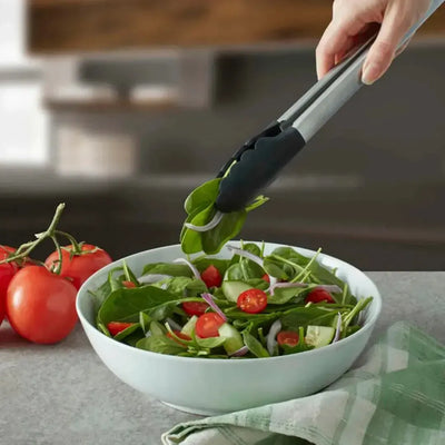 Pinça/Pegador de Alimentos Multiuso Inox Preta Kitchenaid