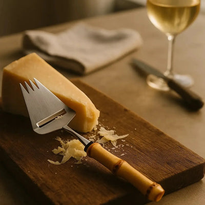 Plaina para Queijo em Bambu Natural