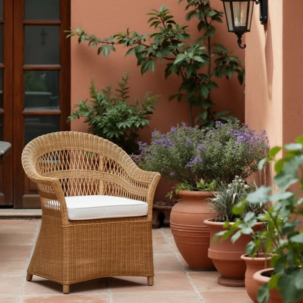 Poltrona Anyan Rattan Bahali 75x75x87cm