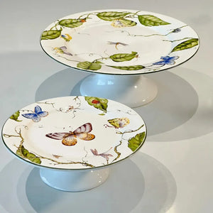 Porta Bolo Cerâmica Botanique 11x27,5cm Maison Blanche