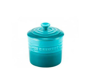 Porta Condimentos Pequeno Cerâmica Azul Caribe Le Creuset