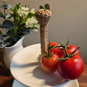 Porta Doces 2 Andares de Cerâmica Object Bahali