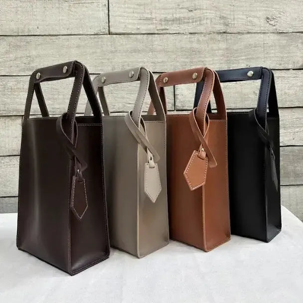 Porta Garrafa Duplo Couro Ecológico Montana Fendi Atelier