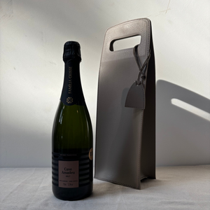 Porta Garrafa Simples Couro Ecológico Montana Fendi Atelier