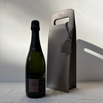 Porta Garrafa Simples Couro Ecológico Montana Fendi Atelier