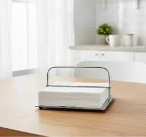 Porta Guardanapo Horizontal Inox Patti Riva