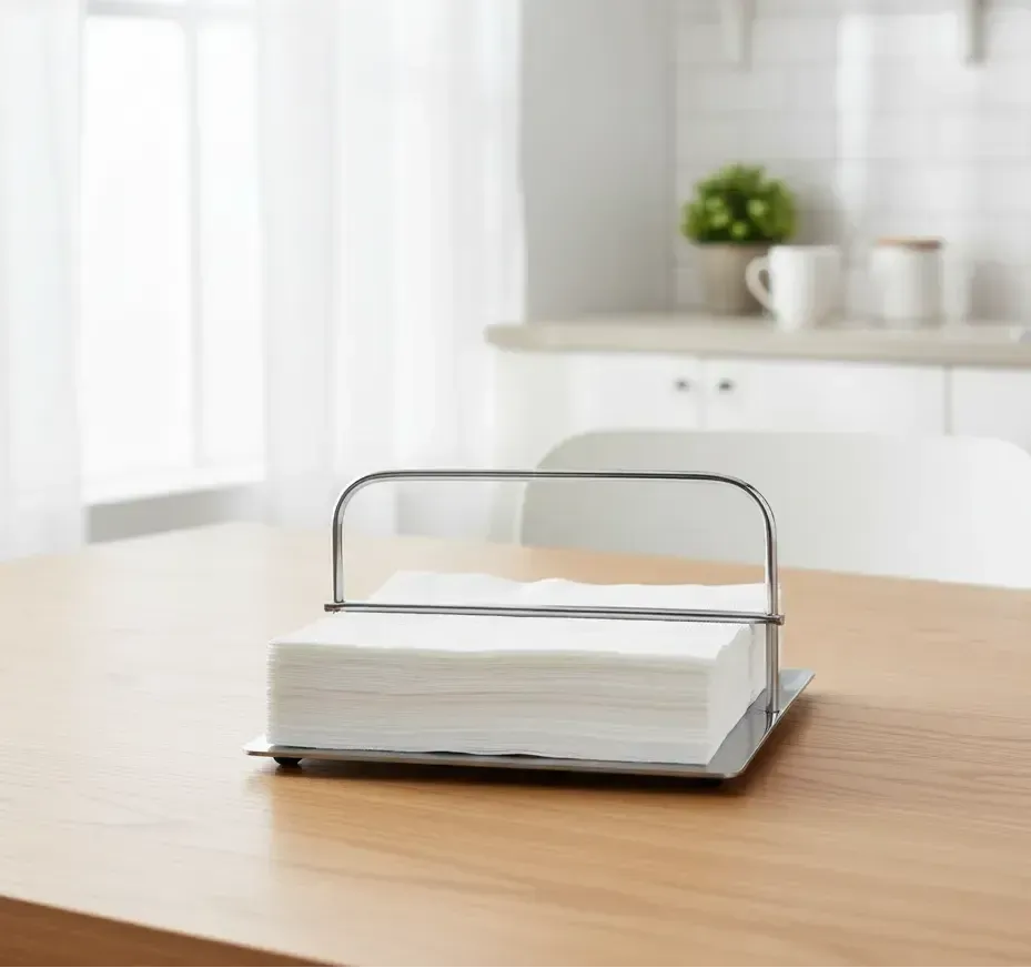 Porta Guardanapo Horizontal Inox Patti Riva