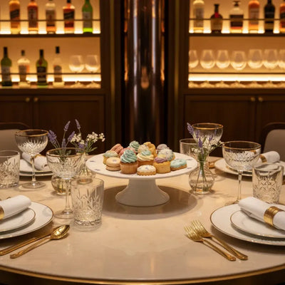 Porta Petit Four Cerâmica Provence Scalla