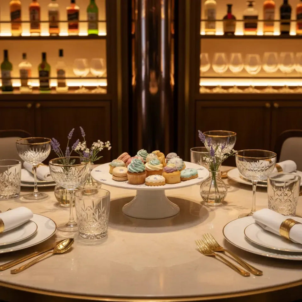 Porta Petit Four Cerâmica Provence Scalla