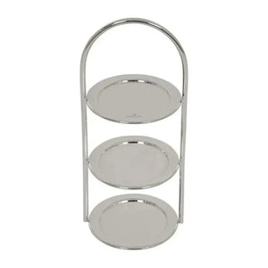 Porta Petit Fours 3 Andares Prata Shefield Plate