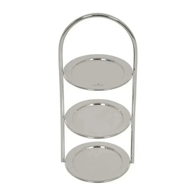 Porta Petit Fours 3 Andares Prata Shefield Plate