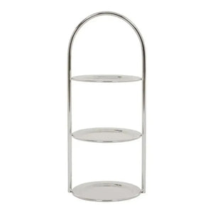 Porta Petit Fours 3 Andares Prata Shefield Plate