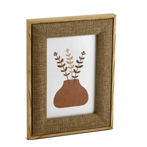 Porta-Retrato em MDF com Linho 10x15cm Mart