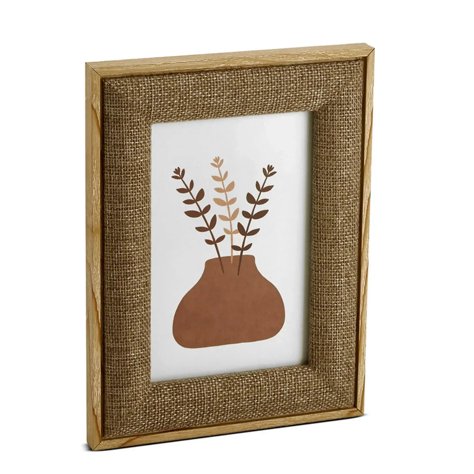 Porta-Retrato em MDF com Linho 10x15cm Mart